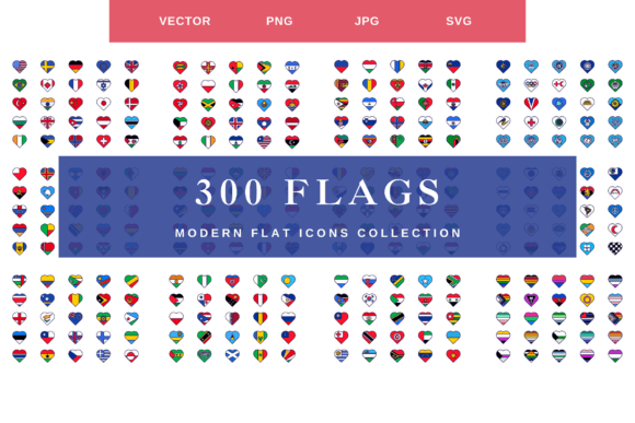 300 Flags: The Ultimate Graphics and Icons for Crafters