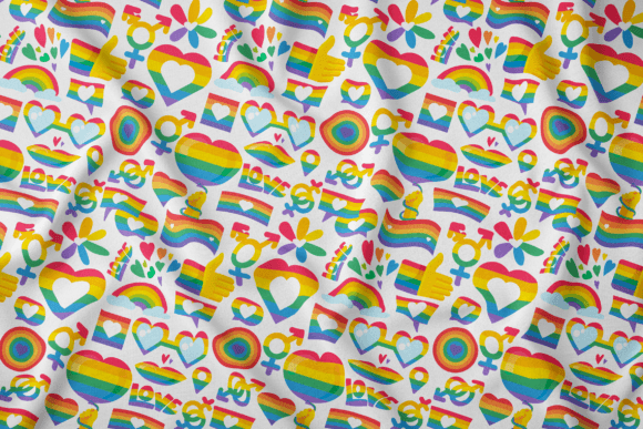 Pride Seamless Pattern Graphics for Modern Content Publishing