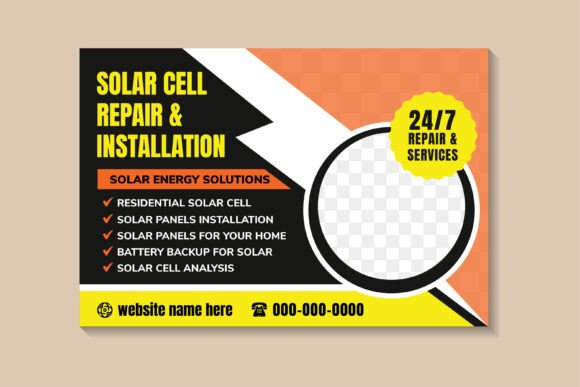 Solar Cell Horizontal Banner: A Graphics & Print Templates Review