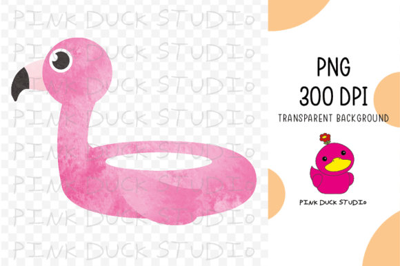 Watercolor Flamingo Floats Summer Beach Review