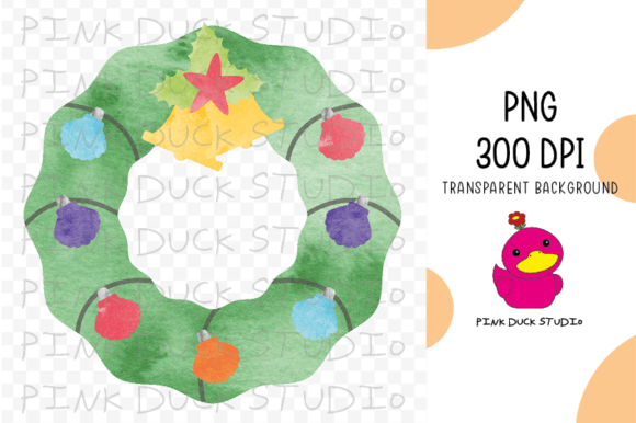 Watercolor Wreath Christmas in July: A Designer's Review of Graphics and Crafts